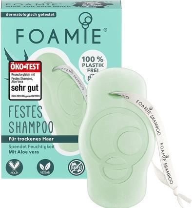 Actual product image Foamie Aloe You Vera Much (80 ml, Solid shampoo)