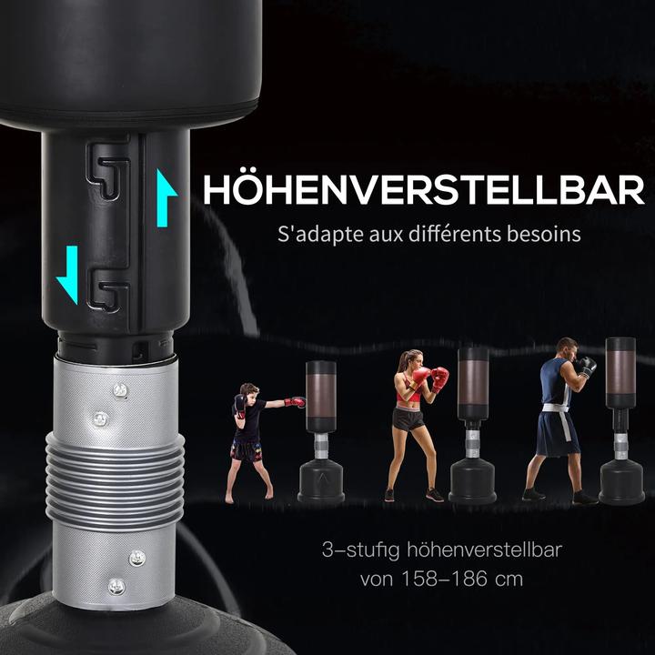 Produktbild Homcom Standboxsack 3-fach höhenverstellbar (186 cm, 15 kg)