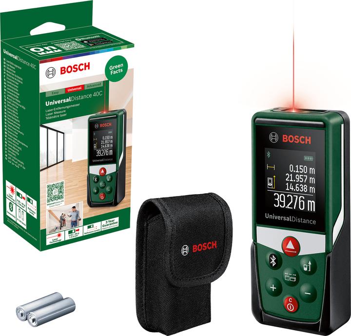 Actual product image Bosch Home & Garden UniversalDistance 40C digital laser rangefinder (40 m, 635 nm)