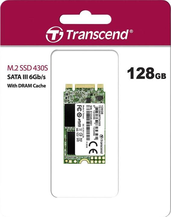 Produktbild Transcend 430S (128 GB, M.2 2242)