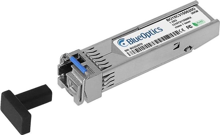 Actual product image BlueOptics Hirschmann SFP-GIG-BA LX/LC EEC compatible SFP BO15C3155620D