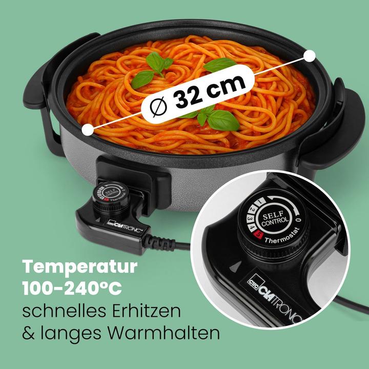 Produktbild Clatronic PP3401 Partypfanne schwarz