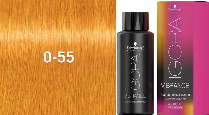 Produktbild Schwarzkopf Igora Vibrance 0-55 Gold Konzentrat 60 ml (Gold)