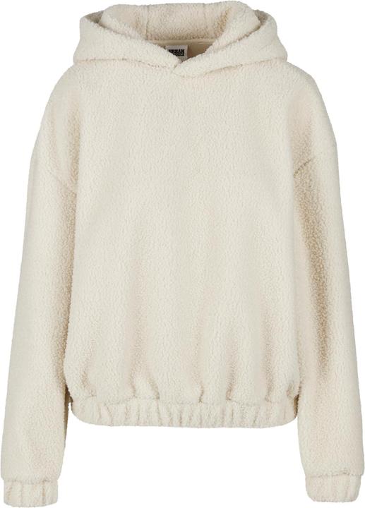 Produktbild Urban Classics Ladies Oversized Bonded Sherpa Hoody whitesand M (M)