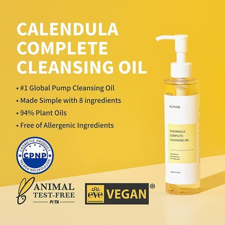 Produktbild iUNIK Calendula Complete (Reinigungsöl, 200 ml)