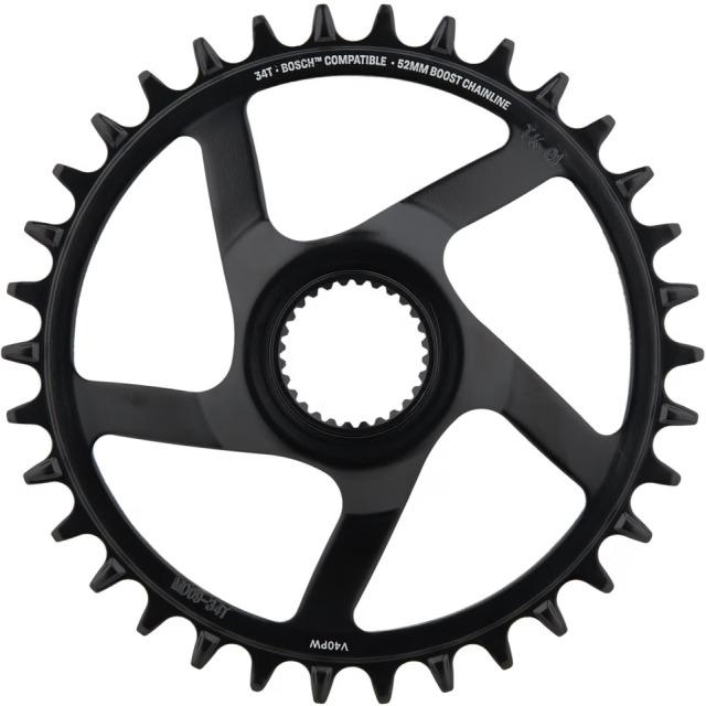 Actual product image e*13 Helix R e*spec SRAM Direct Mount chainring, Bosch SX/CX Gen4, 34 t, 11/12-speed, black (34)