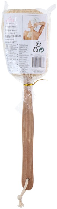 Actual product image Massage sponge & wooden handle