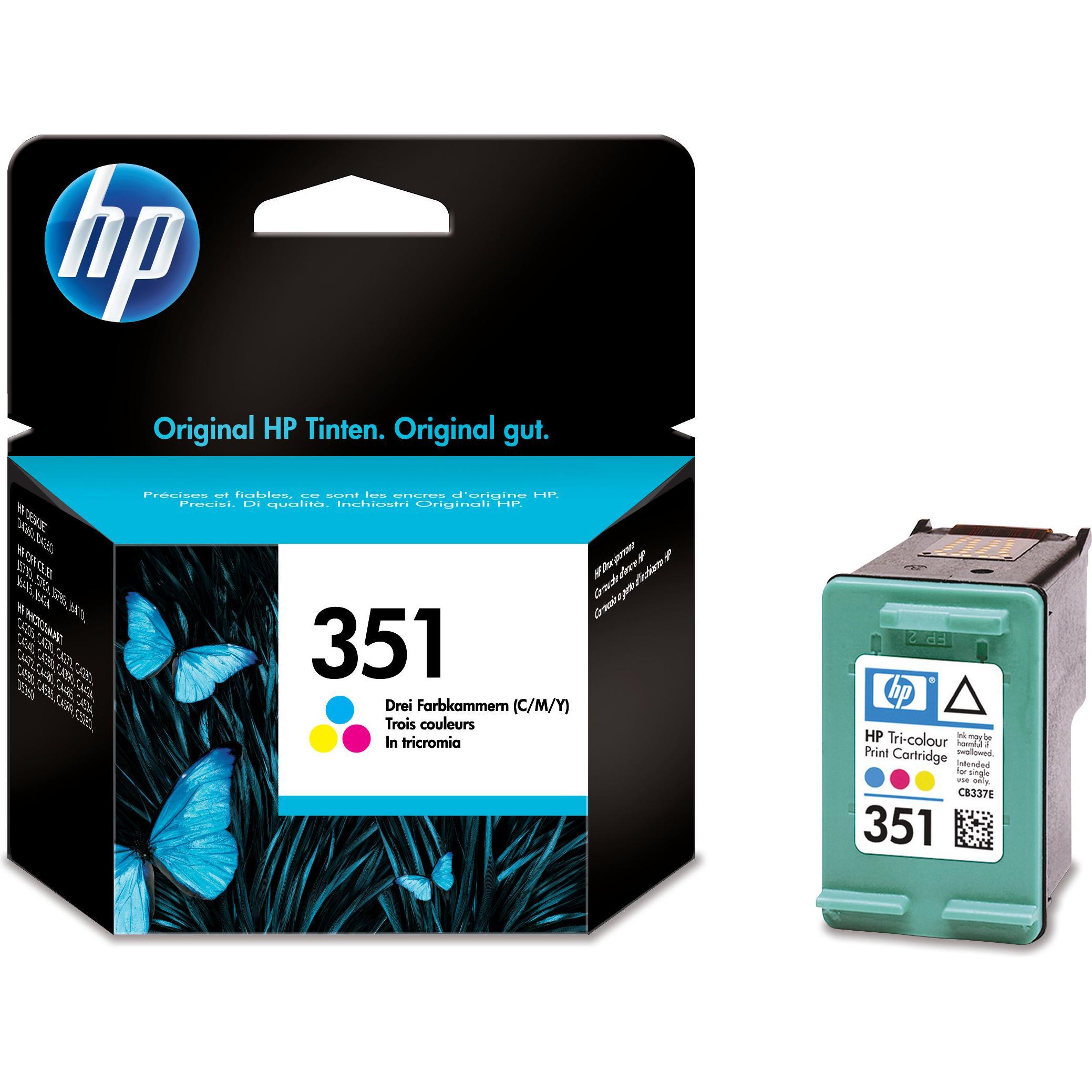 HP, Druckerpatrone, 351 (M, C, Y)