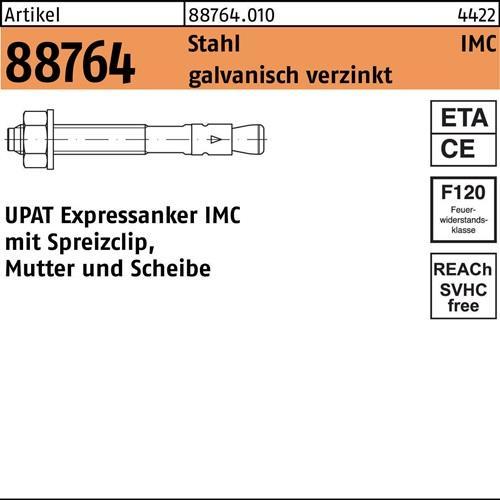 Productafbeelding Upat Express anker R 88764 IMC 16/ 15/120 K Staal, gegalvaniseerd (20 Pcs.)