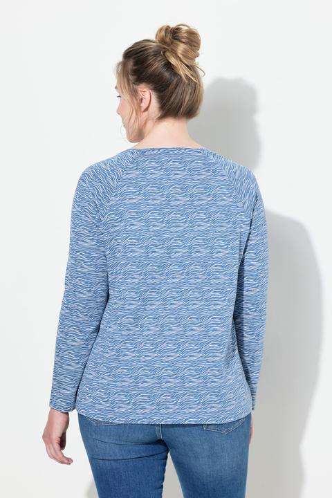 Image du produit Laurasøn T-shirt à col rond et manches longues, manches raglan, OEKO-TEX (L)