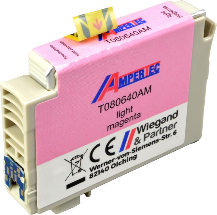 Ampertec Tinte ersetzt Epson C13T08064010 light magenta (M)