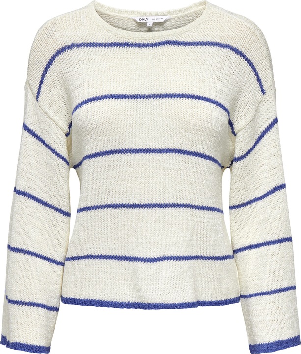 Only ONLGEENA 7/8 STRIPE O-NECK KNT