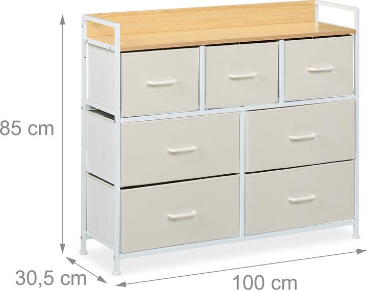 Productafbeelding Relaxdays Ladekast (100 x 30,5 x 85 cm)