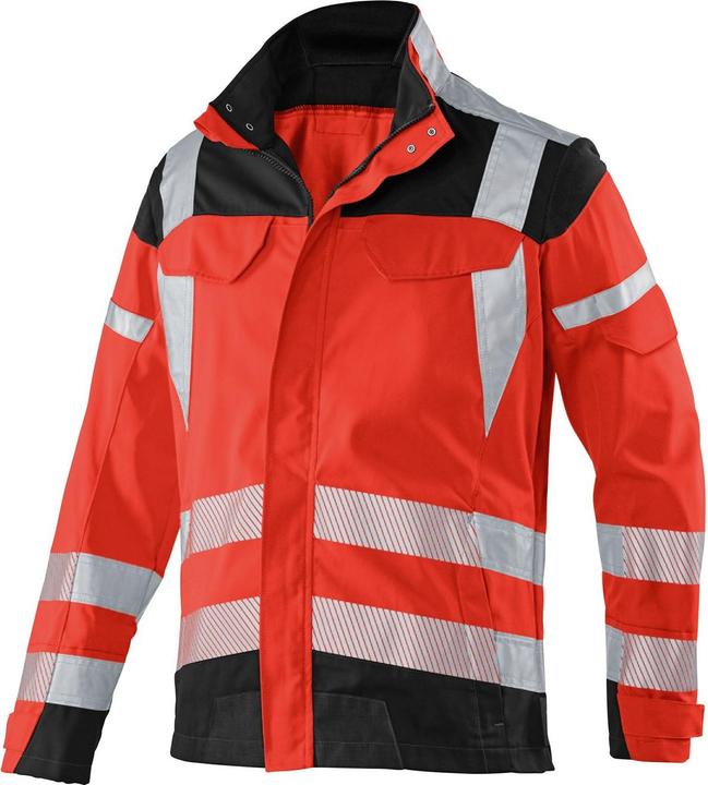 Produktbild Kübler unisex Warnjacke REFLECTIQ rot, schwarz Grösse 60 (60)