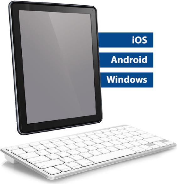 Immagine prodotto ACT Tastiera Bluetooth portatile (layout tastiera belga) (ESSERE, Senza fili)