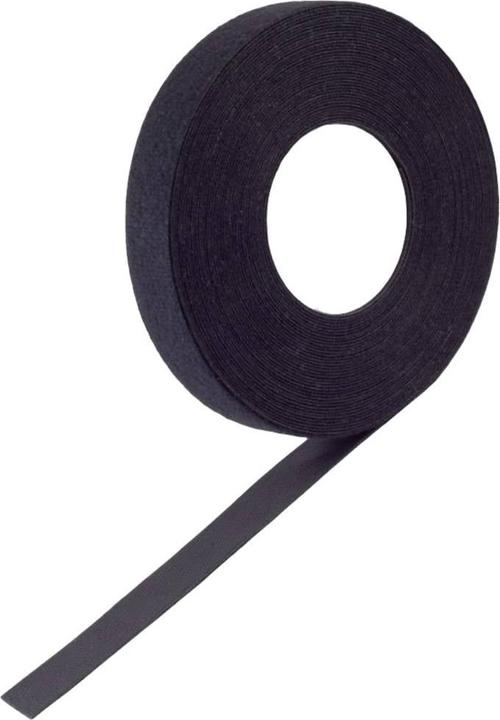 Actual product image BKL Electronic PRO hook and loop tape mushroom head (L x W) 10 m x 16 mm Black 1 pc. (16 mm)