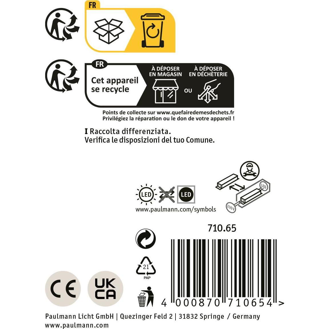 Thumbnail - Paulmann, Wandleuchte + Deckenleuchte, PAUL LED-Deckenleuchte (1080 lm)