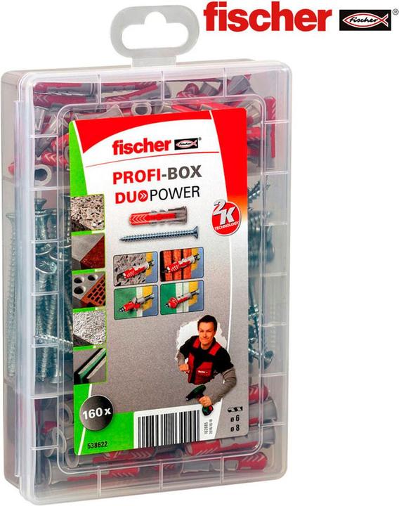 Image du produit Fischer Ensemble de chevilles (80 pcs)