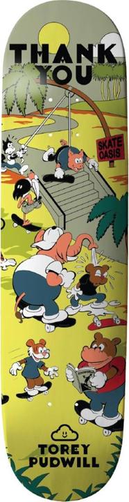 Thank You Torey Pudwill Skate Oasis Deck (8")