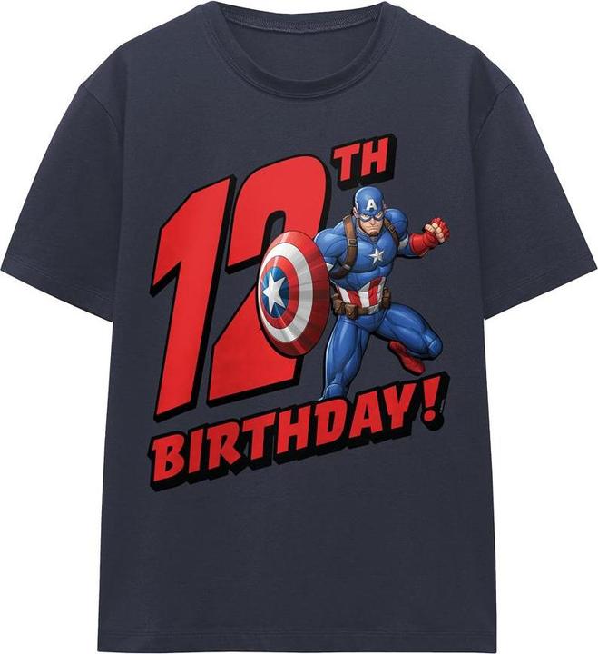 Produktbild Captain America TShirt 12er Geburstag (S)