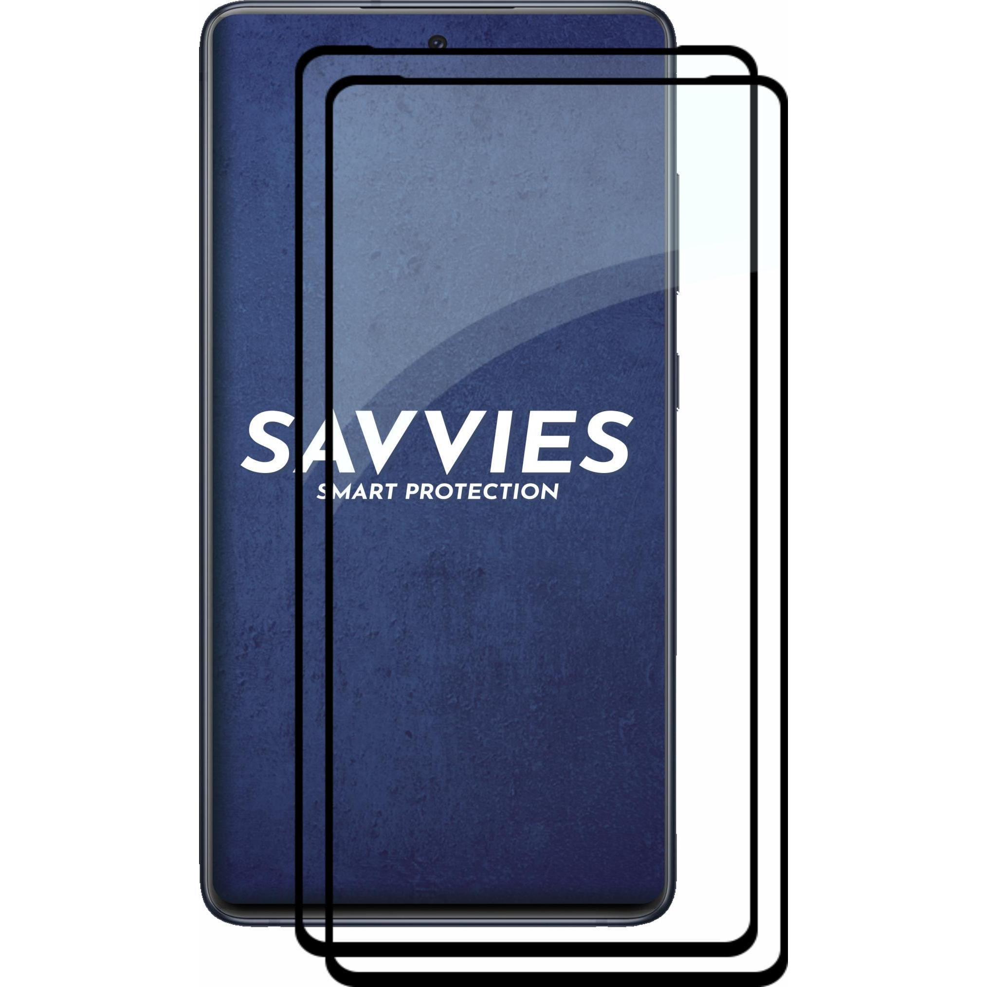 Thumbnail - Savvies Full-Screen Displayschutz Panzerglas Schutzglas (2 Stück, Samsung Galaxy S20 FE), Smartphone Schutzfolie, Transp...