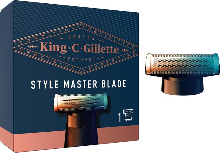 Actual product image Gillette King C, replaceable razor blades, 1 piece (1x)