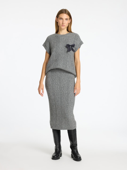 Image du produit Selected Femme Jupe midi en tricot torsadé (S)