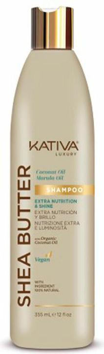 Kativa Shea Butter Coconut y Marula Oil Shampoo 355ml (355 ml, Flüssiges Shampoo)