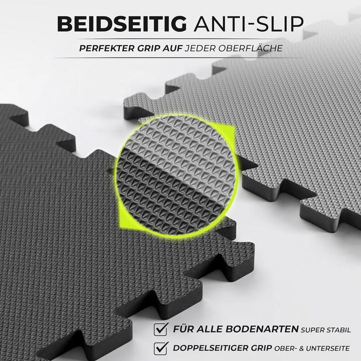 Produktbild BeMaxx Antislipx Schutzmatten Puzzlematte-Set (1 cm)