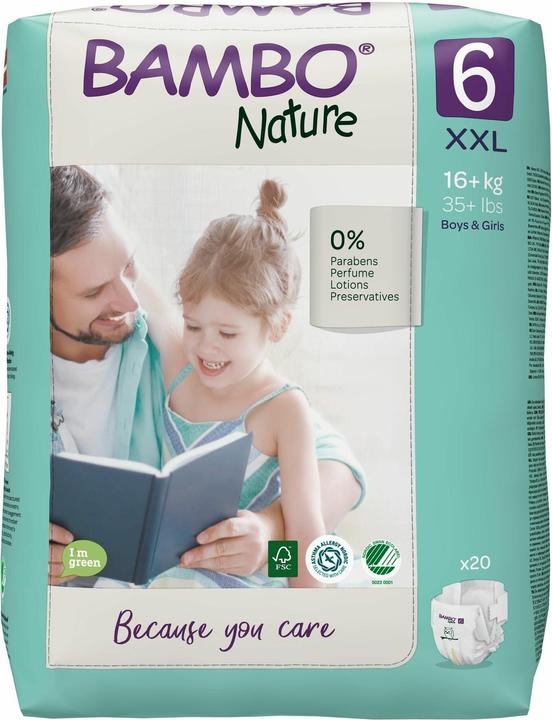 Actual product image Bambo Bio diapers (Size 6, Pack, 20 Piece)