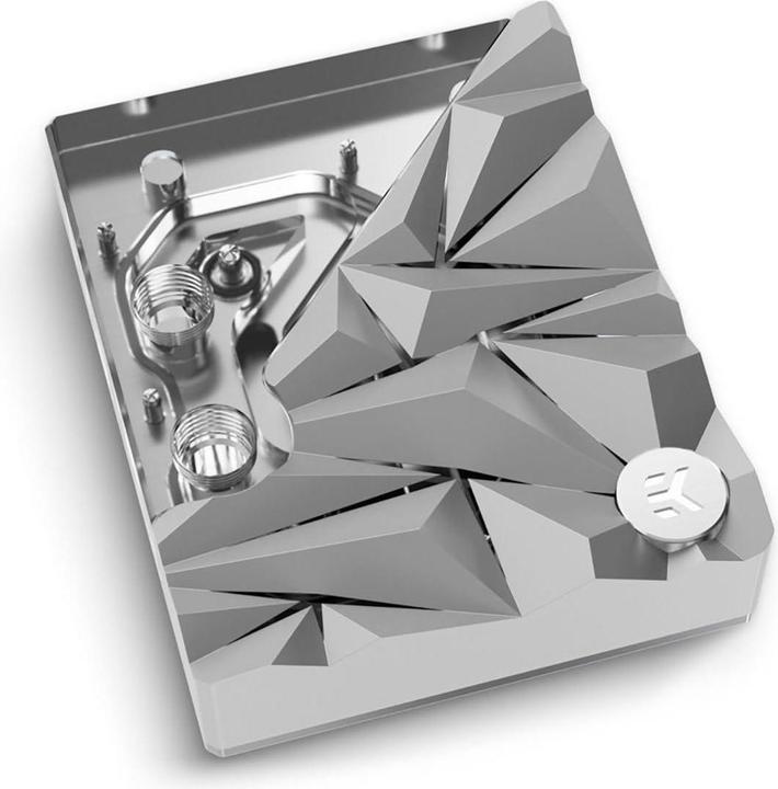 Actual product image EKWB EK-Quantum Velocity² Edge D-RGB - AM5 Silver Special Edition