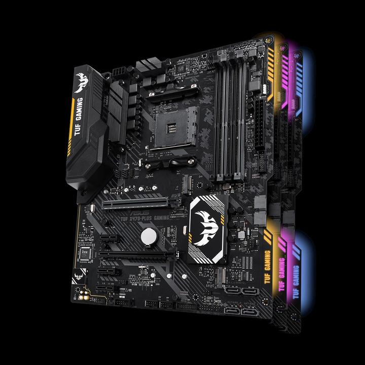 Actual product image ASUS TUF X470-Plus Gaming (AM4, AMD X470, ATX)