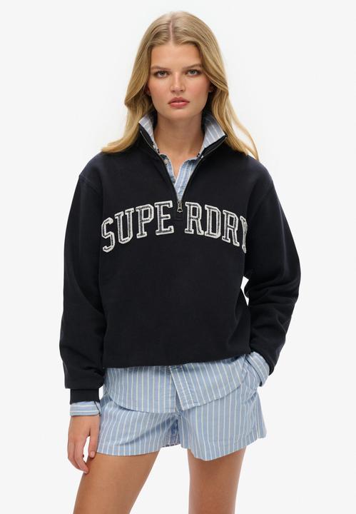 Image du produit Superdry Sweat à col zippé et motif appliqué Athletic Essentials (XS)