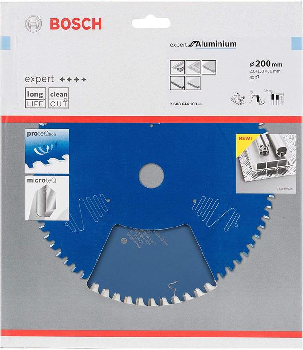Immagine prodotto Bosch Professional Zubehör Lama circolare Expert per alluminio, 190 x 20 x 2,6 mm, 56