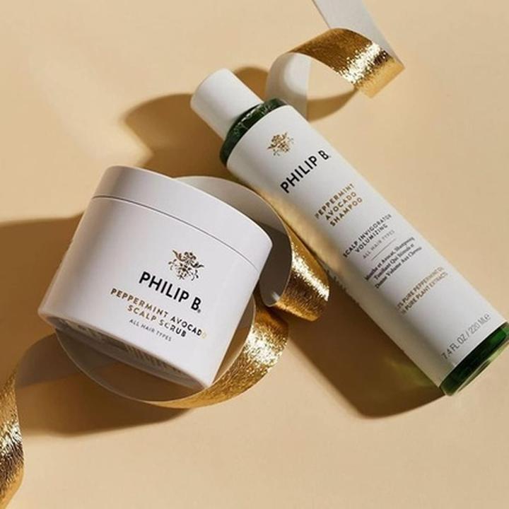 Actual product image Philip B. Peppermint Avocado Scalp Scrub (236 ml)