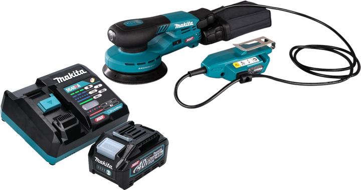 Actual product image Makita BO 001 CGM101 Cordless random orbital sander 40 V max. 125 mm 5.0 mm stroke Brushless + 1x (Eccentric grinder)