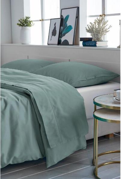 Image du produit Living Home Uni Satin 100 (Oberleintuch, 160 x 250 cm)