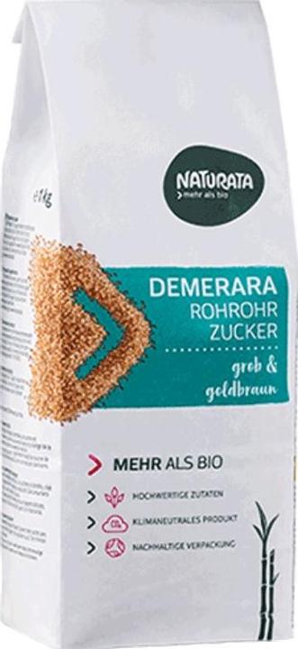 Actual product image Naturata Raw cane sugar Demerara coarse organic (500 g)