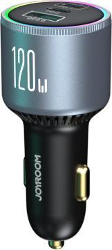 Actual product image Joyroom Car charger JR-CCN07, 3-Port C to C, 120 W, (Gray)