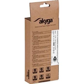 Thumbnail - Akyga Notebook Netzteil (90 W), Notebook Netzteil, Schwarz