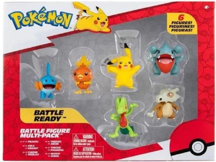 Image du produit Bandai Pack 6 Figurines Pokemon