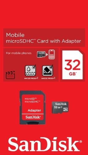 Image du produit SanDisk Imagerie microSDHC 32GB (32 Go, microSDHC)