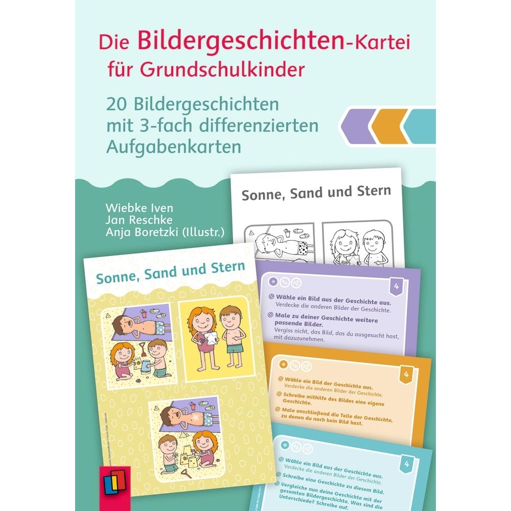 Die Bildergeschichten-Kartei für Grundschulkinder, Schulbücher von Jan Reschke, Wiebke Iven