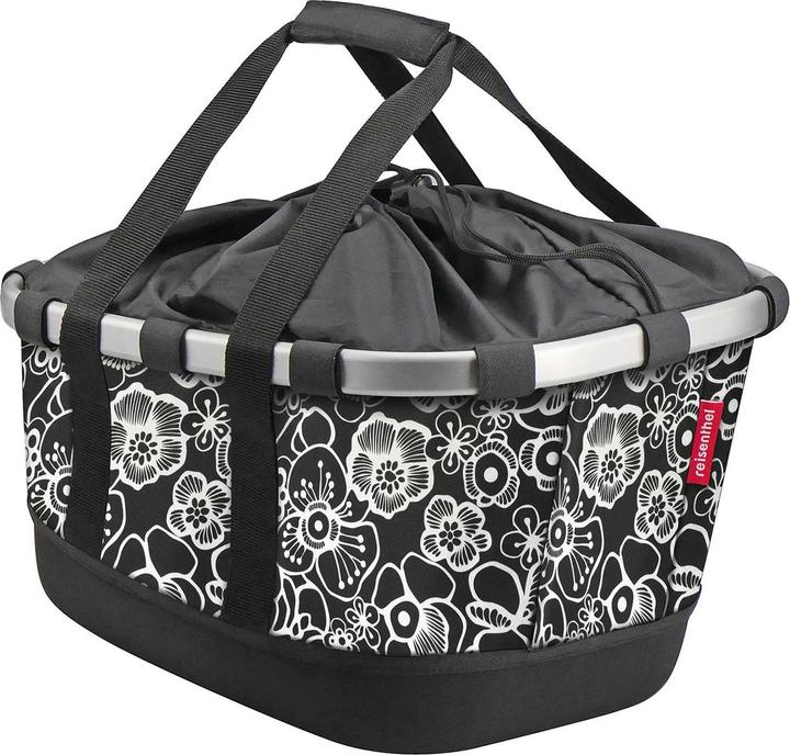 Noir avec motifs floraux