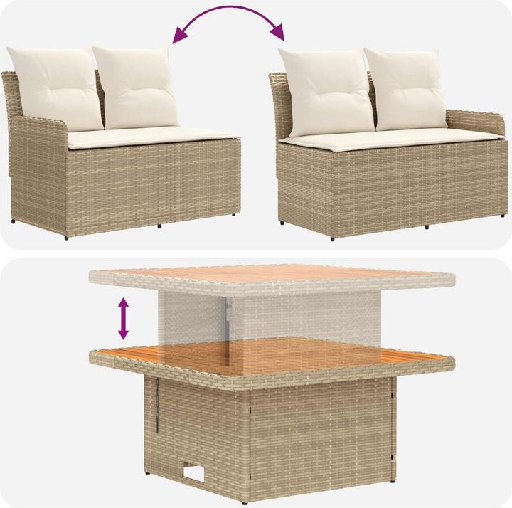 Produktbild vidaXL Gartensitzmöbel