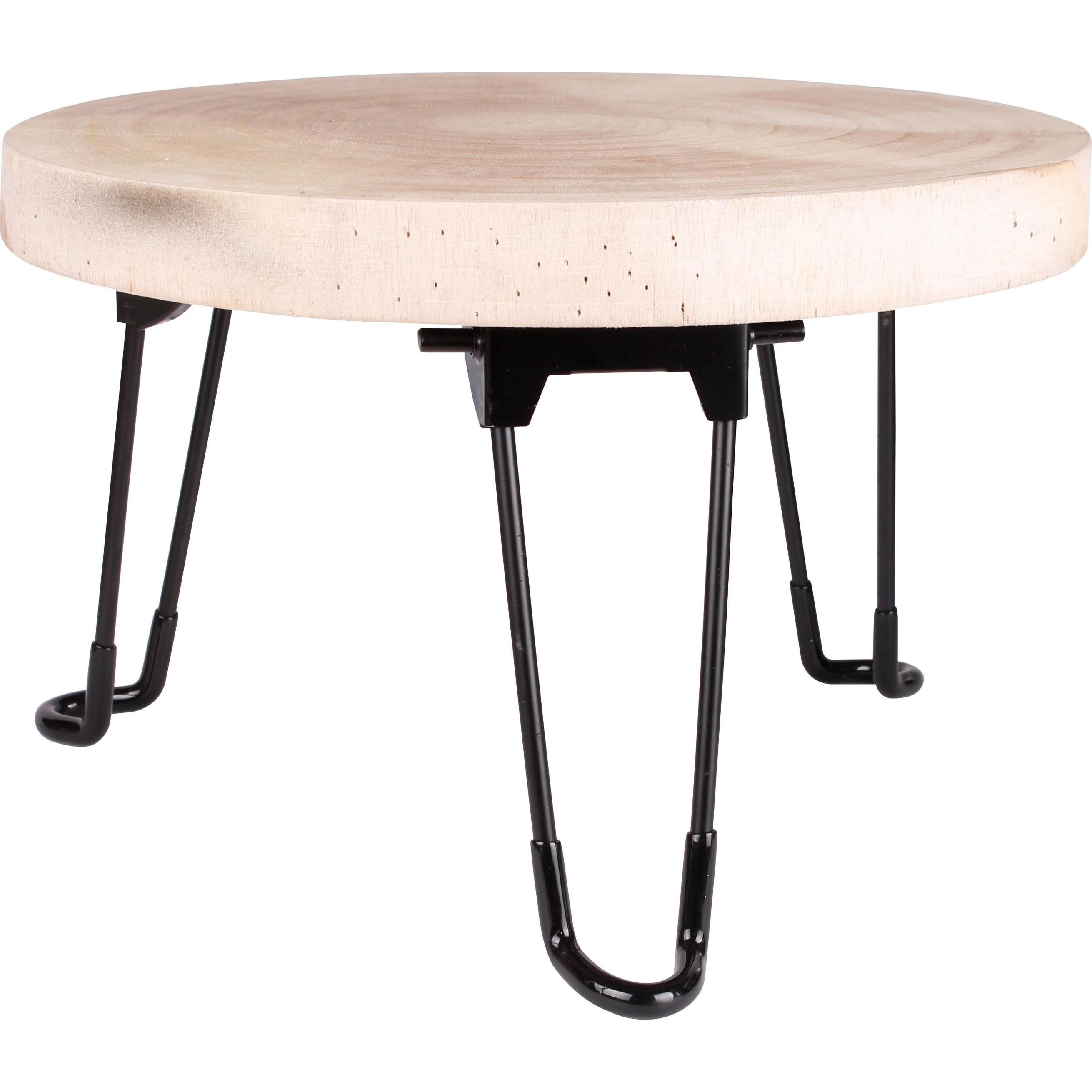 Mojawo, Pflanzenständer + Blumentreppe, Blumenhocker Blumentopfständer Beistelltisch Holz Klappfüssen