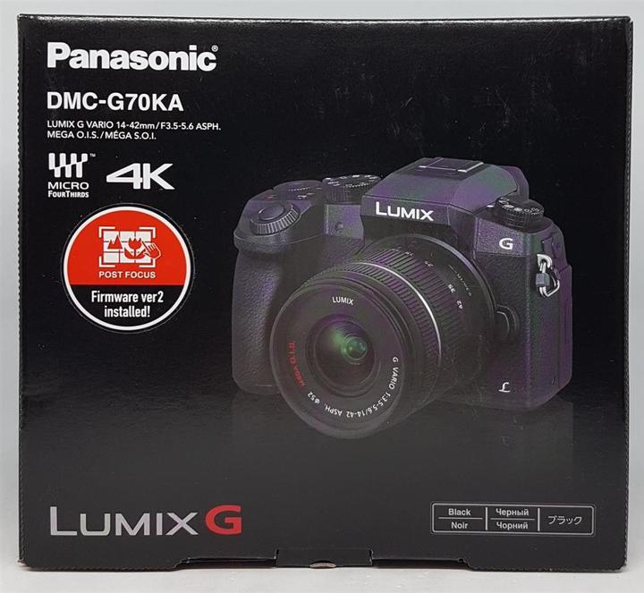 Immagine prodotto Panasonic DMC-G70KAEGK Lumix G (14 - 42 mm, 16 Mpx, Micro Four Thirds)