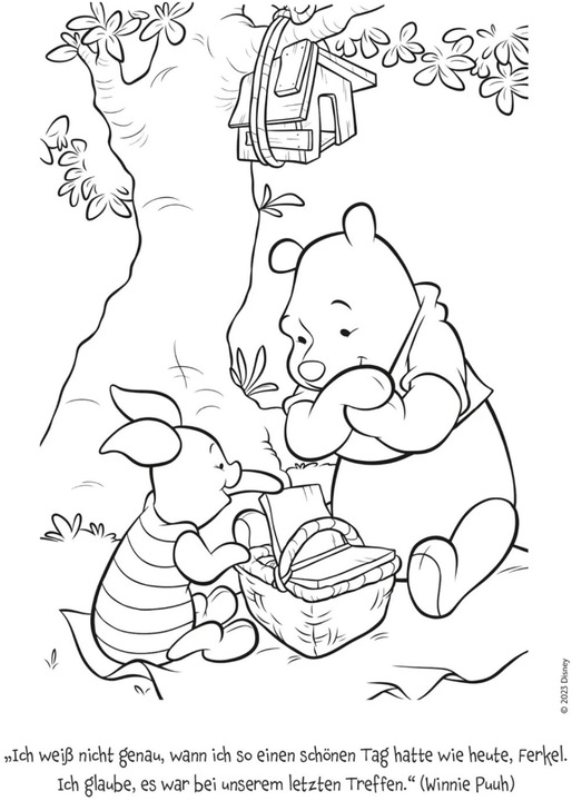 Produktbild Winnie Puuh: Mein Postkarten-Buch (Deutsch, 2023)