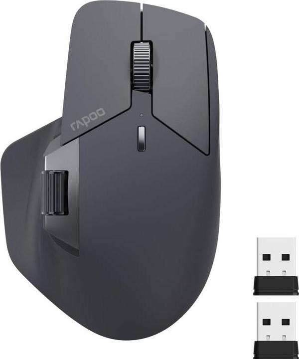 Image du produit Rapoo - MT760 - Bluetooth Maus - Kabellose Maus, Schwarz (Sans fil)