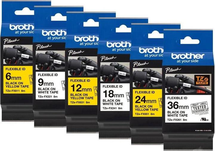 Produktbild Brother Tze-Fx651 (2.40 cm, Gelb)